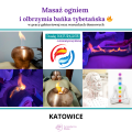 Masaz ogniem banka tybetanska miedziana