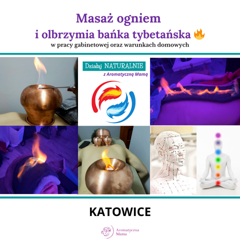 Masaz ogniem banka tybetanska miedziana