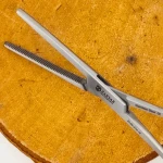 Kleszczyki do stawiania baniek ogniowych pean 16cm proste stal nierdzewna (6).png