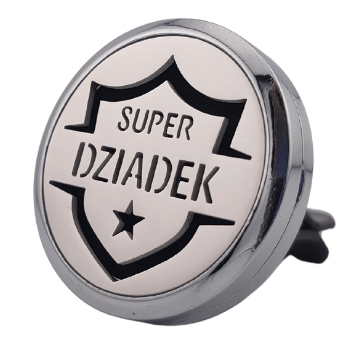 Zapach samochodowy odświeżacz na kratkę nawiewu dyfuzor SUPER DZIADEK.png