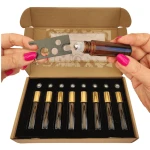Butelki szklane roll-on 10ml 8szt. + otwieracz, lejek, pipetka 1ml