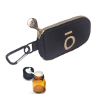 Kosmetyczka etui organizer na próbki złote logo