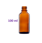 Butelka szklana 100ml bez końcówki  