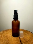Butelka szklana 50ml brąz spray spryskiwacz