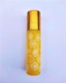 Rollon 10ml szronione szkło z motywem roślinnym żółty lemon 2.jpg