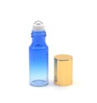 Rollon 5ml OMBRE  niebieski złota zakrętka 