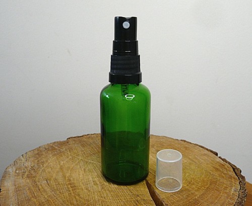 Butelka szklana 50 ml zielona spray spryskiwacz.jpg