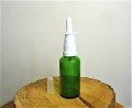 Atomizer spray dozownik aplikator do nosa i  butelka szklana zielona 50 ml 1.jpg