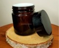 Słoik szklany brązowy 120ml + szpatulka 5.jpg