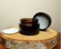 Słoik szklany brązowy 15ml + szpatulka 2.jpg