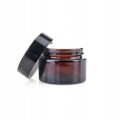 Słoik szklany brązowy 30ml + szpatulka 3.jpg