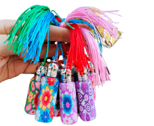 Rollon szklany wiosenny malowany kwiaty 10 ml 