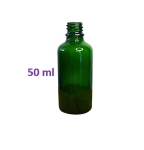 Butelka zielona szklana 50ml otwarta bez końcowki fi 18mm