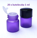 20 x buteleczka szklana szroniona fiolka próbka 1 ml fioletowa