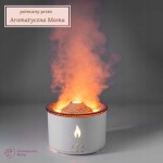 Dyfuzor ultradźwiękowy do olejków eterycznych WULKAN kominek ogień + pilot