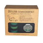 Eko dyfuzor samochodowy - DRZEWO 2 - odświeżacz powietrza do aromaterapii