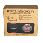 Eko dyfuzor samochodowy - KOT- odświeżacz powietrza do aromaterapii 