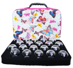 Walizka na bańki szklane ogniowe chińskie lekarskie na 20 baniek 30mm 20 szt. ø 3cm 30mm