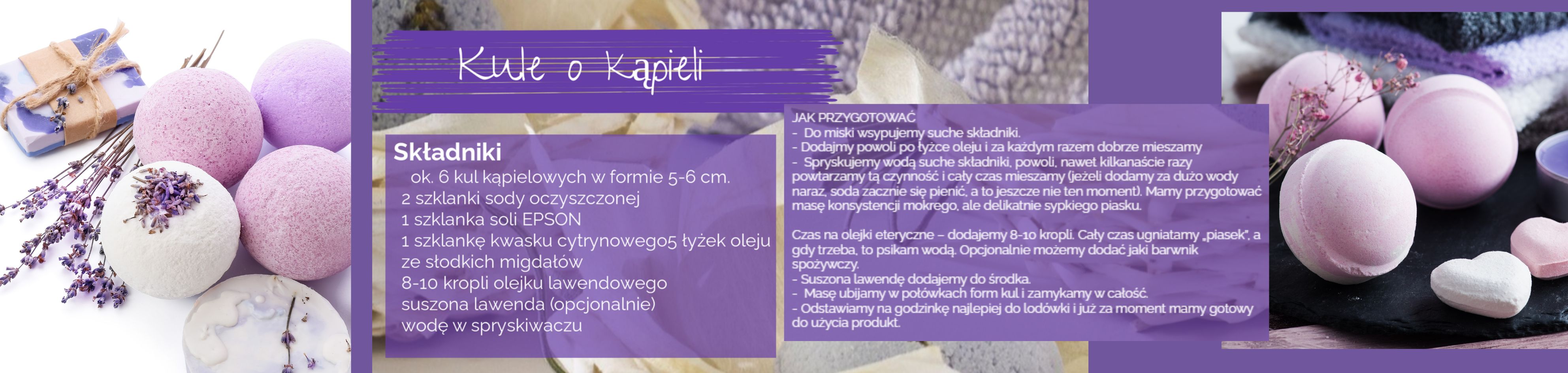 Aromatyczne kule kąpielowe DIY